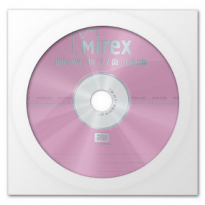 ДИСК DVD+RW MIREX BRAND 4,7GB 4X КОНВЕРТ