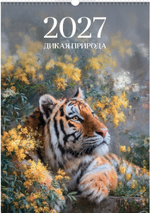 КАЛЕНДАРЬ НАСТЕННЫЙ ГРЕБЕНЬ "BG" 340*480