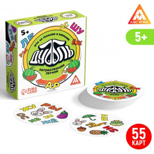 ИГРА КАРТОЧНАЯ "ДУББЛЬ АВТОМАТИЗАЦИЯ ЗВУКОВ" 5+