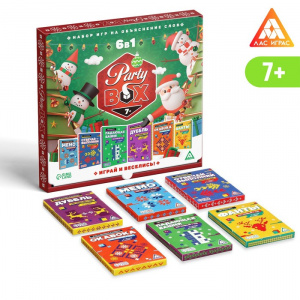 ИГРА НАСТОЛЬНАЯ НАБОР ИГР "ИГРАЙ И ВЕСЕЛИСЬ" 7+