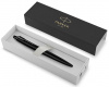 РУЧКА ПОДАРОЧНАЯ ШАРИКОВАЯ  СИНЯЯ PARKER "JOTTER MONOCHROME" ЦВЕТ КОРПУСА ЧЕРНЫЙ В КАРТОННОМ ФУТЛЯРЕ