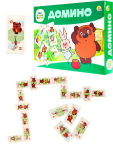 ИГРА ДОМИНО ПЛАСТИКОВОЕ БОЛЬШОЕ "СОЮЗМУЛЬТФИЛЬМ" 