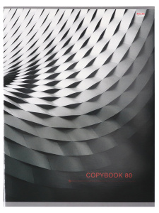 ТЕТРАДЬ 80Л КЛЕТКА А4 "ЧЕРНО-БЕЛАЯ ГЕОМЕТРИЯ" 
