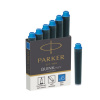 КАРТРИДЖ ДЛЯ ПЕРЬЕВОЙ РУЧКИ PARKER МИНИ СИНИЕ 6Ш/У