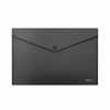 ПАПКА НА КНОПКЕ А4 140МКМ "КЛАССИКА" ЧЕРНАЯ