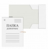 ПАПКА НА ЗАВЯЗКАХ А4 КАРТОН НЕМЕЛОВАННЫЙ 280Г/М DOLCE COSTO БЕЛАЯ