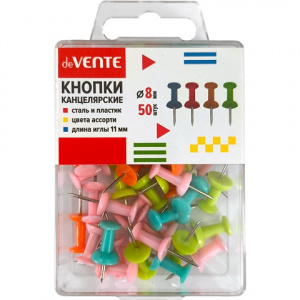 КНОПКИ СИЛОВЫЕ deVENTE 8ММ 50Ш/У АССОРТИ
