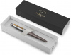 РУЧКА ПОДАРОЧНАЯ ШАРИКОВАЯ СИНЯЯ PARKER "JOTTER" GREY CORE GT СИНЯЯ 1ММ ЦВЕТ КОРПУСА СЕРЫЙ В КАРТОННОМ ФУТЛЯРЕ