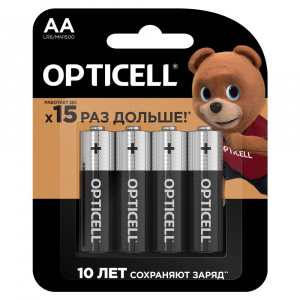 ЭЛЕМЕНТ ПИТАНИЯ OPTICELL AA 4ШТ