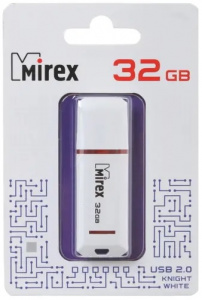 КАРТА ПАМЯТИ MIREX 32Gb "KNIGHT WHITE" БЕЛАЯ