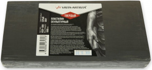 ПЛАСТИЛИН СКУЛЬПТУРНЫЙ ТВЕРДЫЙ VISTA-ARTISTA 1000Г СЕРЫЙ 
