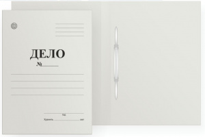 ПАПКА СКОРОСШИВАТЕЛЬ КАРТОН ДЕЛО 440Г/М2 DOLCE COSTO НЕМЕЛОВАННАЯ 