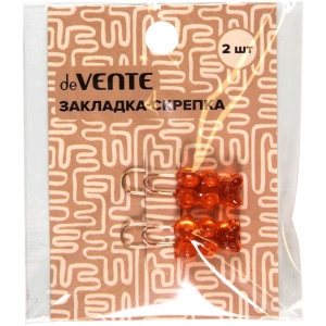 ЗАКЛАДКА - СКРЕПКА "ПЛЮШЕВЫЙ МИШКА" 3,6*1СМ