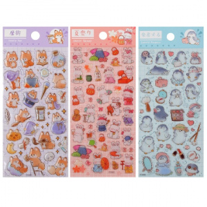 НАКЛЕЙКИ ОБЪЕМНЫЕ "ПРЕКРАСНОЕ ЖИВОТНОЕ"