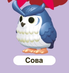 ПАЗЛЫ 3D "ПТИЦЫ: СОВА"