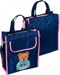 СУМКА ДЛЯ ДОПОЛНИТЕЛЬНЫХ ЗАНЯТИЙ "СУПЕР ЗВЕЗДА" 36*36*13СМ 