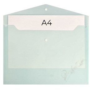 ПАПКА НА КНОПКЕ ЦВЕТНАЯ А4 200МКМ "ПАСТЕЛЬНЫЙ МЯТНЫЙ ГЛИТТЕР" 