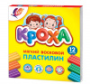 ПЛАСТИЛИН ВОСКОВОЙ 12ЦВ 198Г "КРОХА"