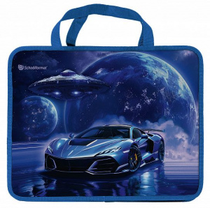 ПАПКА ПОРТФЕЛЬ А4 "КОСМИЧЕСКАЯ МАШИНА'' 33*26*7,5 СМ ПЛАСТИК