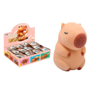 ИГРУШКА АНТИСТРЕСС МЯЛКА "ОБНИМЯШКИ. МНИТЕЛЬНАЯ КАПИБАРА"