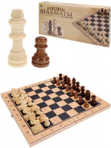 ИГРА ШАХМАТЫ 29СМ ДЕРЕВЯННЫЕ
