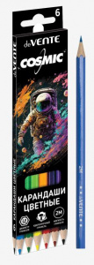 КАРАНДАШИ ЦВЕТНЫЕ 6ЦВ "КОСМИЧЕСКИЙ" 