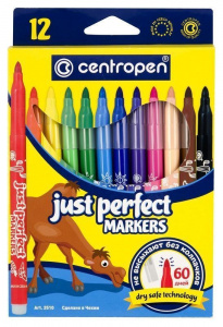 ФЛОМАСТЕРЫ  CENTROPEN 12ЦВ УЛУЧШЕННОЕ КАЧЕСТВО