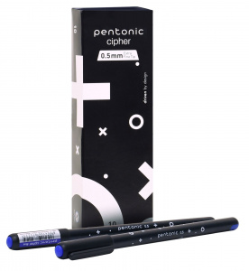 РУЧКА ШАРИКОВАЯ "LINC PENTONIC ШИФР" 0.5ММ СИНЯЯ
