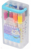 ФЛОМАСТЕPЫ-ШТАМПИКИ "ЯРКИЕ ЦВЕТА" 12 ЦВ В ПЕНАЛЕ