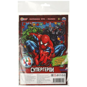 ИГРА НАСТОЛЬНАЯ ХОДИЛКА БЛИСТЕР "СУПЕРГЕРОИ"