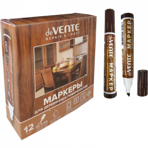 МАРКЕР ДЛЯ ДЕРЕВЯННЫХ ПОВЕРХНОСТЕЙ "ОРЕХ" 1-5ММ 