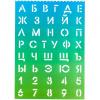 ТРАФАРЕТ ШРИФТОВ 210*297 deVENTE ГРАДИЕНТ САЛАТОВО-ГОЛУБОЙ